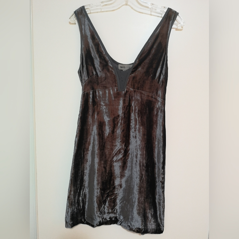 🌟HOST PICK NWT🌟NWOT STUNNING AQUA VENA CAVA VELVET COCKTAIL DRESS. SIZE : S - Picture 2 of 8